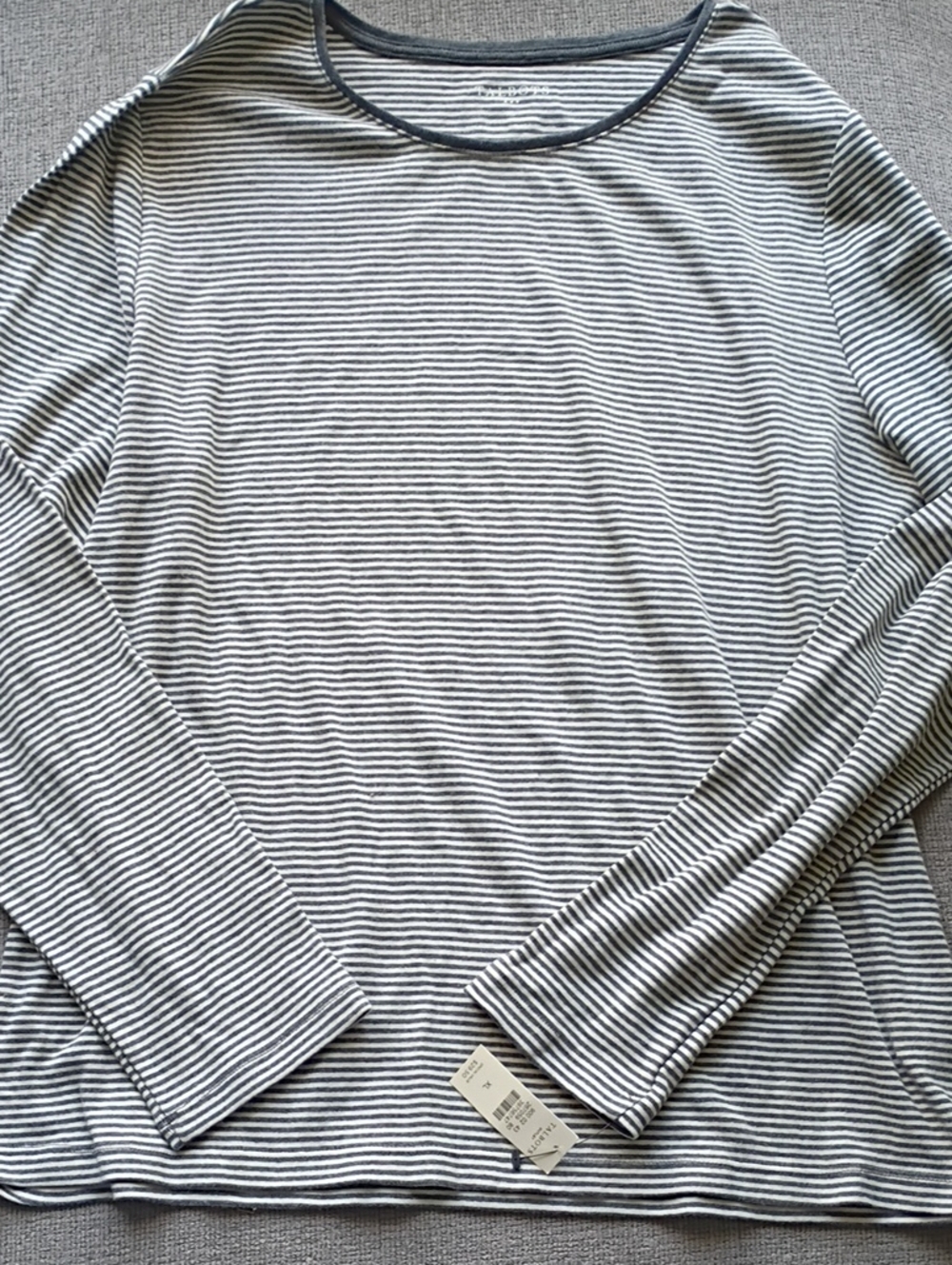 NWT Talbots Striped Long Sleeve Tee XL